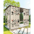 thumbnail image 1 of nqOlkjepod Outdoor Curtains for Patio Waterproof, Farmhouse Retro Outdoor Privacy Panels Grommet, Cartoon Funny Cook Theme Love Plaid Blackout Outside Curtains for Porch/Cabana 54"x95", 2 Panels, 1 of 8