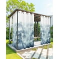 thumbnail image 1 of nqOlkjepod Outdoor Curtains for Patio Waterproof, Forest Farmhouse Outdoor Privacy Panels Grommet, Vintage Nature Tree Scenery Watercolor Blackout Outside Curtains for Porch/Cabana 54"x95", 2 Panels, 1 of 8