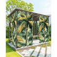 thumbnail image 1 of nqOlkjepod Outdoor Curtains for Patio Waterproof, Green Tree Outdoor Privacy Panels Grommet, Summer Nature Tropical Forest Plants Country Blackout Outside Curtains for Porch 54"x108", 2 Panels, 1 of 8
