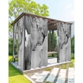 thumbnail image 1 of nqOlkjepod Outdoor Curtains for Patio Waterproof, Grey Marble Outdoor Privacy Panels Grommet, Nature Marble Stone Ripple Modern Art Blackout Outside Curtains for Porch/Cabana 54"x95", 1 Panel, 1 of 8