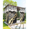 thumbnail image 1 of nqOlkjepod Outdoor Curtains for Patio Waterproof, Marble Black Outdoor Privacy Panels Grommet, Modern Luxury Gold Nature Texture Blackout Outside Curtains for Porch/Cabana/Pergola 54"x95", 2 Panels, 1 of 8