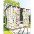 thumbnail image 1 of nqOlkjepod Outdoor Curtains for Patio Waterproof, Pineapple Watermelon Outdoor Privacy Panels Grommet, Summer Modern Fruit Watercolor Blackout Outside Curtains for Porch/Cabana 54"x84", 2 Panels, 1 of 8