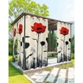 thumbnail image 1 of nqOlkjepod Outdoor Curtains for Patio Waterproof, Retro Flowers Outdoor Privacy Panels Grommet, Country Botanical Nature Floral Herbs Blackout Outside Curtains for Porch/Cabana 54"x84", 2 Panels, 1 of 8