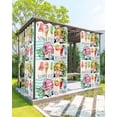 thumbnail image 1 of nqOlkjepod Outdoor Curtains for Patio Waterproof, Summer Gnomes Outdoor Privacy Panels Grommet, Palm Leaves Ice Cream Splicing Blackout Outside Curtains for Porch/Cabana/Pergola 54"x95", 2 Panels, 1 of 8