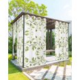 thumbnail image 1 of nqOlkjepod Outdoor Curtains for Patio Waterproof, Summer Plants Outdoor Privacy Panels Grommet, Green Leaves Pastoral Retro Garden Blackout Outside Curtains for Porch/Cabana 54"x108", 1 Panel, 1 of 8