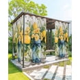 thumbnail image 1 of nqOlkjepod Outdoor Curtains for Patio Waterproof, Vintage Lemon Outdoor Privacy Panels Grommet, Tropical Summer Wooden Blackout Outside Curtains for Porch/Cabana/Pergola/Gazebo 54"x84", 2 Panels, 1 of 8