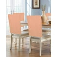 thumbnail image 1 of nqOlkjepod Peach Fuzz Chair Covers Set of 8, Decorative Chair Back Cover, Modern Pure Peach Fuzz Dining Room Chair Slipcovers Removable Chair Protectors Covers for Party Banquet, 1 of 7