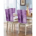 thumbnail image 1 of nqOlkjepod Purple Chair Covers Set of 4, Decorative Chair Back Cover, Retro Oil Painting Modern Abstract Art Aesthetics Dining Room Chair Slipcovers Removable Chair Protectors Covers for Party, 1 of 7