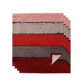 thumbnail image 1 of nqOlkjepod Red Wooden Cloth Napkins Set of 4 Reusable Dinner Napkins, Grey Stripe Gradient Country Rustic Grain Cocktail Napkin Washable Table Napkins for Wedding/Holiday Party/Baby Shower 20"x20", 1 of 8