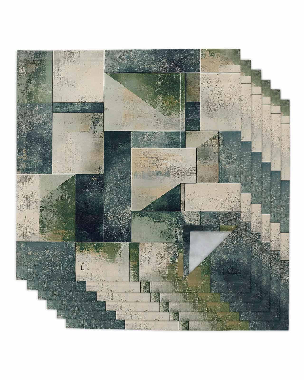 nqOlkjepod Sage Green Geometric Cl…