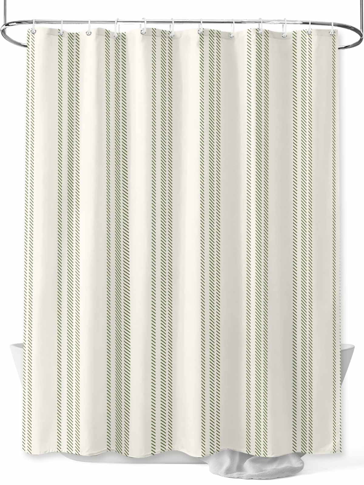Green Striped Shower Curtain nqOlkjepod Sage Green Striped Shower Curtain, Waterproof Shower