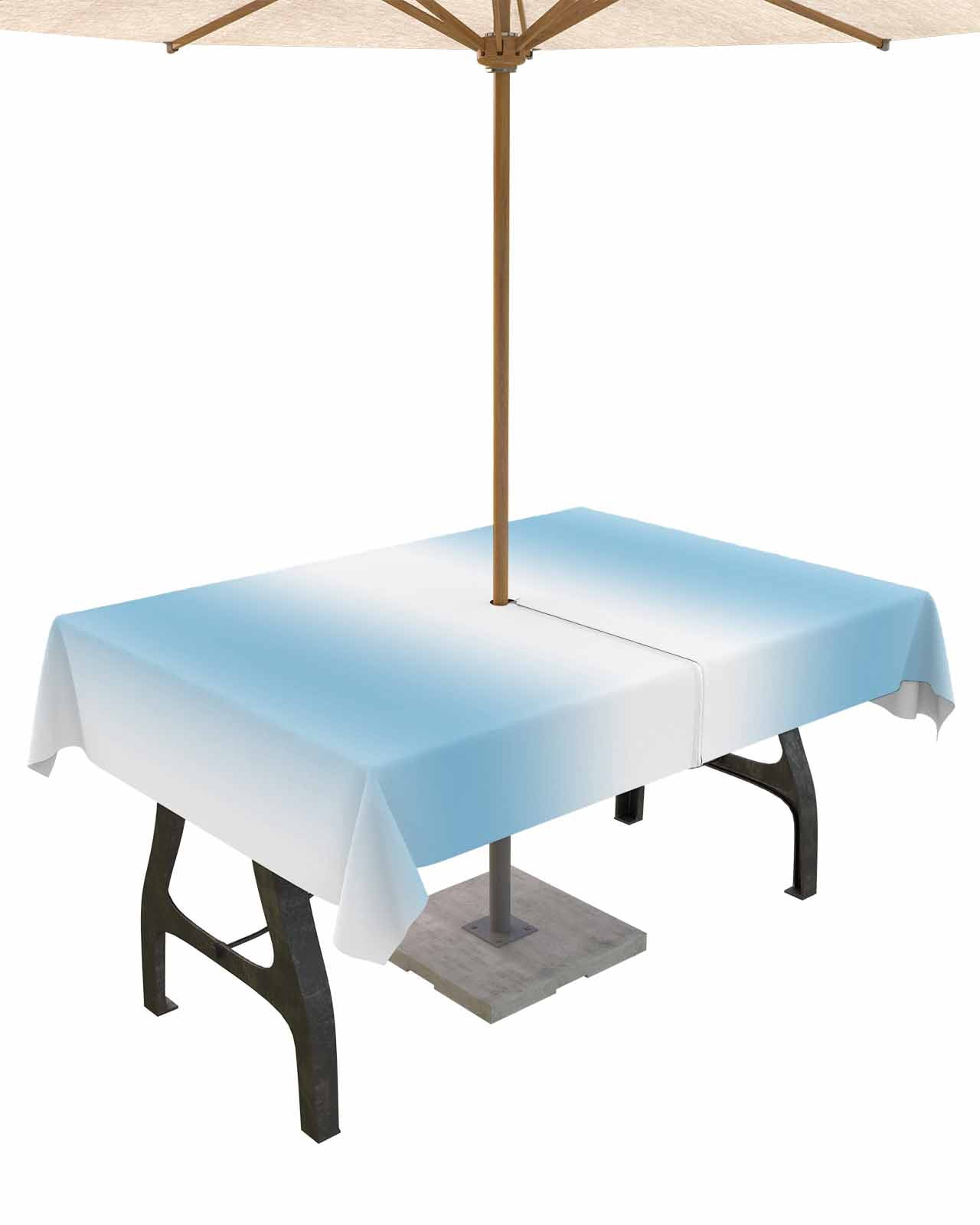 The blue Lantern Waterproof Table cover
