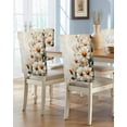 thumbnail image 1 of nqOlkjepod Spring Floral Chair Covers Set of 8, Decorative Chair Back Cover, Daisy Summer Botanical Vintage Flowers Dining Room Chair Slipcovers Removable Chair Protectors Covers for Party Banquet, 1 of 7
