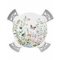 thumbnail image 1 of nqOlkjepod Spring Floral Round Tablecloth, Fitted Table Cover with Elastic for 36"-44" Round Tables, Pastoral Flower Summer Botanical Watercolor Table Cloth Dinning Party Waterproof Tablecloths, 1 of 6