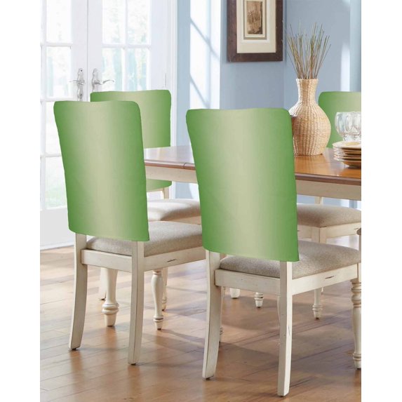 nqOlkjepod Spring Green Ombre Chair Covers Set of 4, Decorative Chair Back Cover, Modern Gradient Abstract Art Dining Room Chair Slipcovers Removable Chair Protectors Covers for Party Banquet
