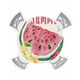 thumbnail image 1 of nqOlkjepod Summer Red Watermelon Round Tablecloth, Fitted Table Cover with Elastic for 36"-44" Round Tables, Lemon Juice Fruit Country Retro Table Cloth Outdoor Dinning Party Waterproof Tablecloths, 1 of 6