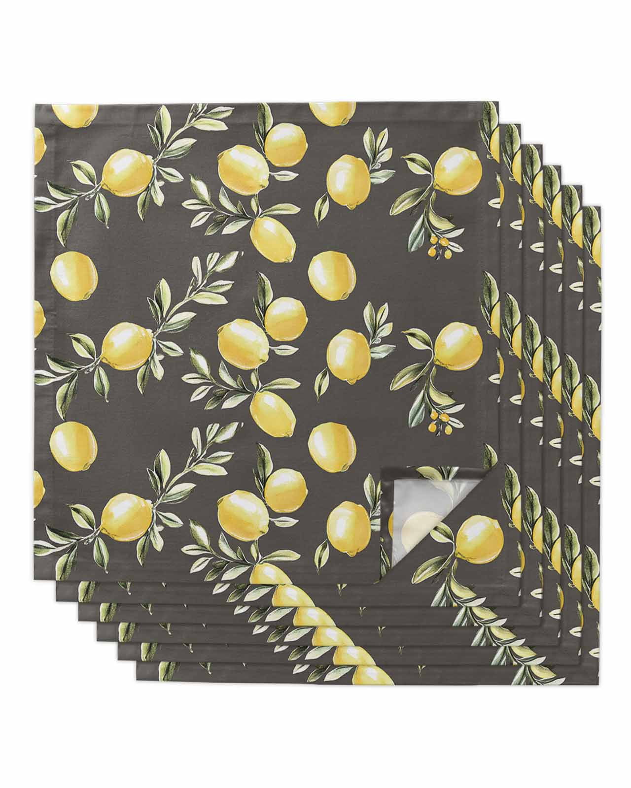 Leggera Hemp Napkin Set; Set of Four, Yellow main image 1