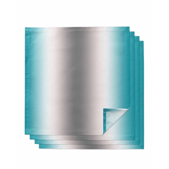 nqOlkjepod Turquoise Grey Cloth Napkins Set of 4 Reusable Dinner Napkins, Gray Farmhouse Modern Rustic Cocktail Napkin Washable Table Napkins for Wedding/Holiday Party/Baby Shower 20"x20"