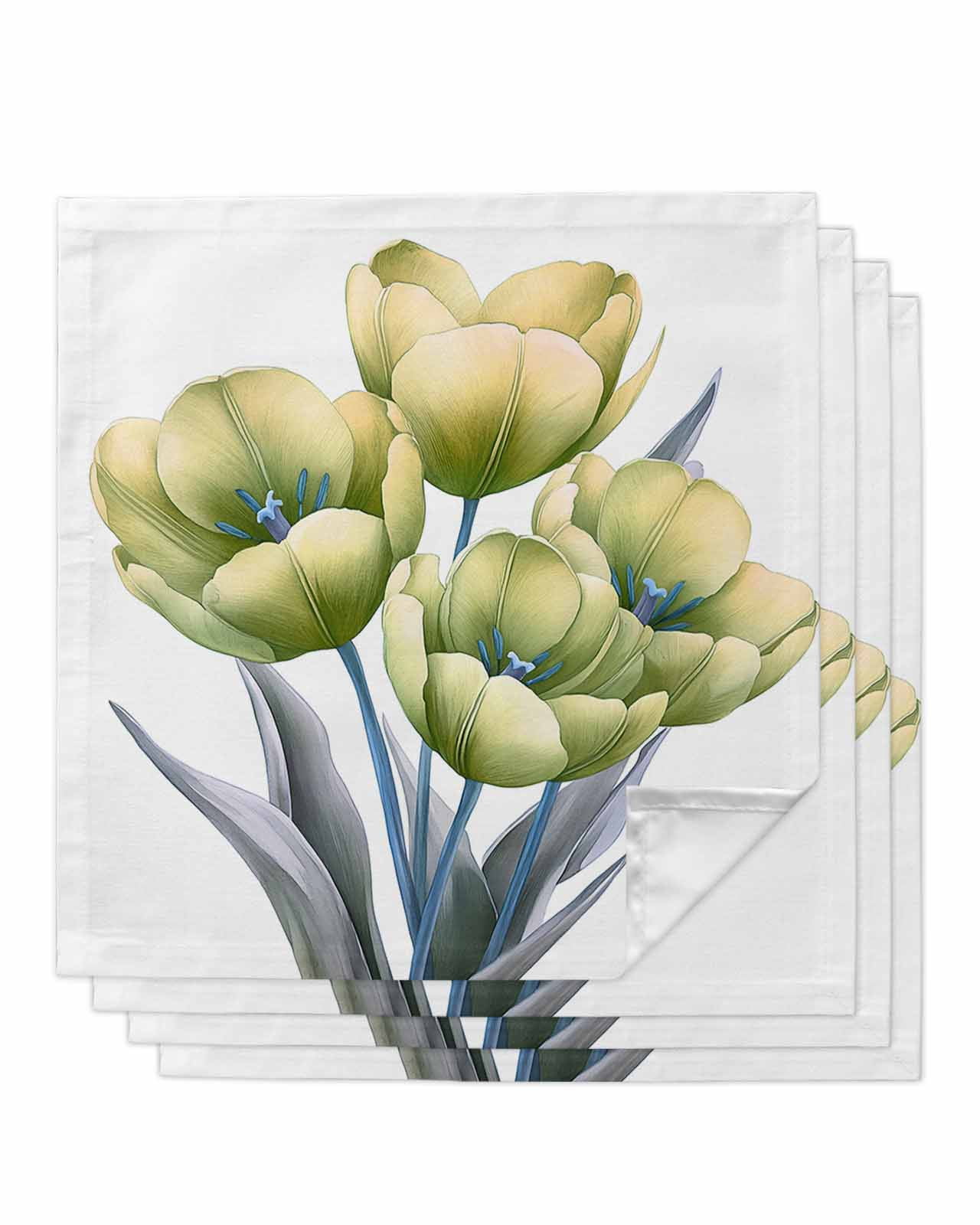 S/4 Floral Napkins main image 0