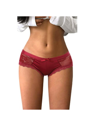 2DXuixsh Panties For Women Womens Lace Panties Thong Rise Cotton