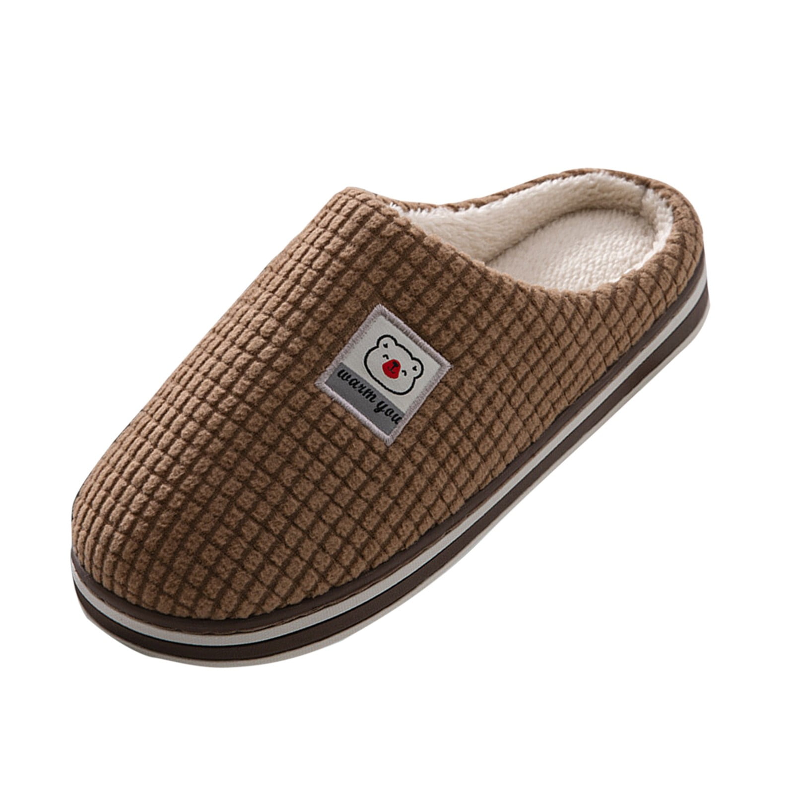 Big and tall house shoes sales