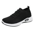 thumbnail image 1 of nsendm Female Fashion Sneakers Adult Sneaker Women Shoes Size 13 Casual Shoes Lace Fashion Shoes Ladies Up Women's Womens Walking Sneaker Black 6.5, 1 of 7