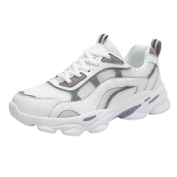 nsendm Female Fashion Sneakers Adult Sneaker for Women Size 9 Sports Shoes White Sneakers Lite Womens Sneaker Purple 8