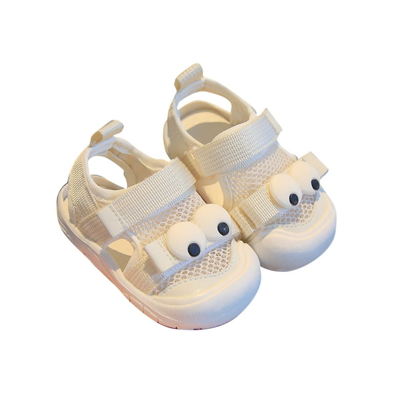 nsendm Female Sandal Toddler Shoes Sandals for Kids Breathable Non Slip  Cute Cartoon Children's Fashion Casual Beach Sandals Big Kids Size 6 White  7.5 