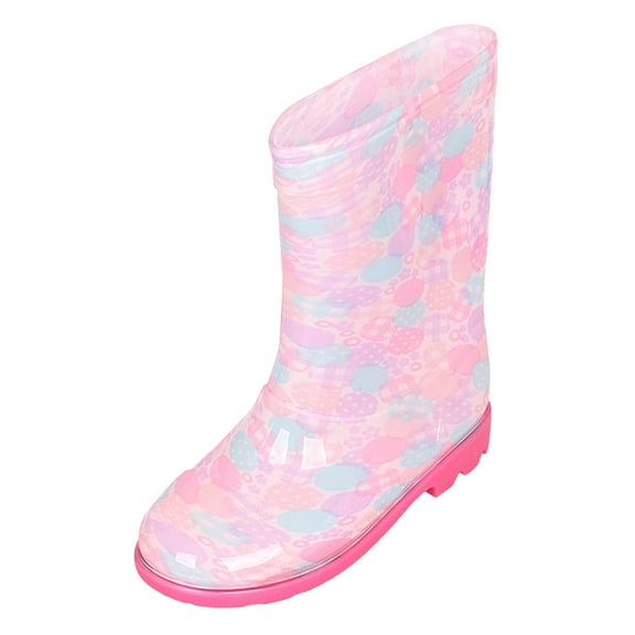 nsendm Female Shoes Adult Short Rain Boots for Women Size 9 Short Rain Boots for Toddler Easy On Lightweight Designer Boots for Women Pink 13.5