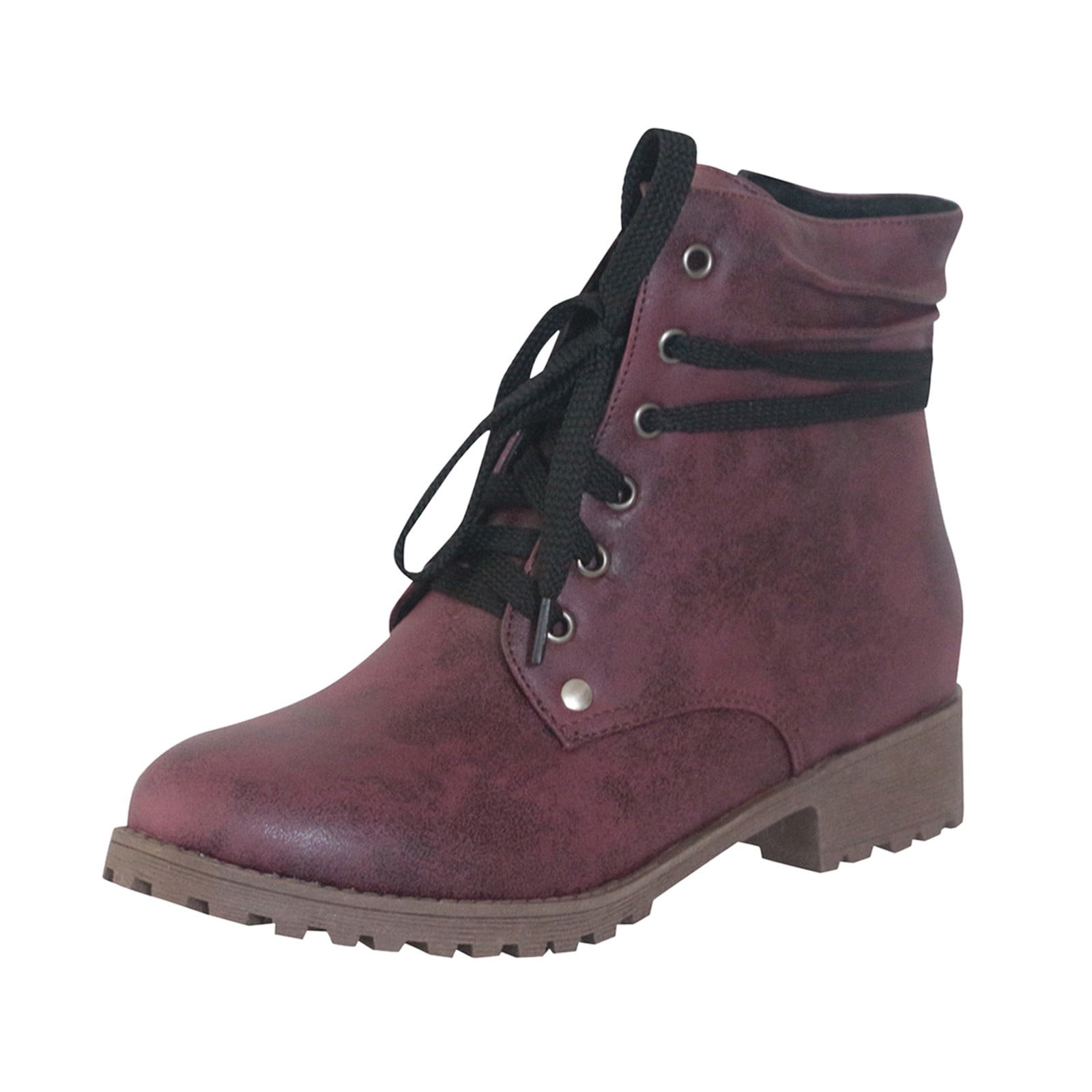 nsendm Female Shoes Adult Wide Calf Womens Boots Size 9 Boots Non Slip