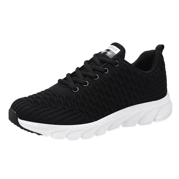 nsendm Female Shoes Adult Women Canvas Shoes Casual Shoes Lace-up Casual Lightweight Ladies Women's casual shoes Womens Casual Shoes Size 8ww Black 8
