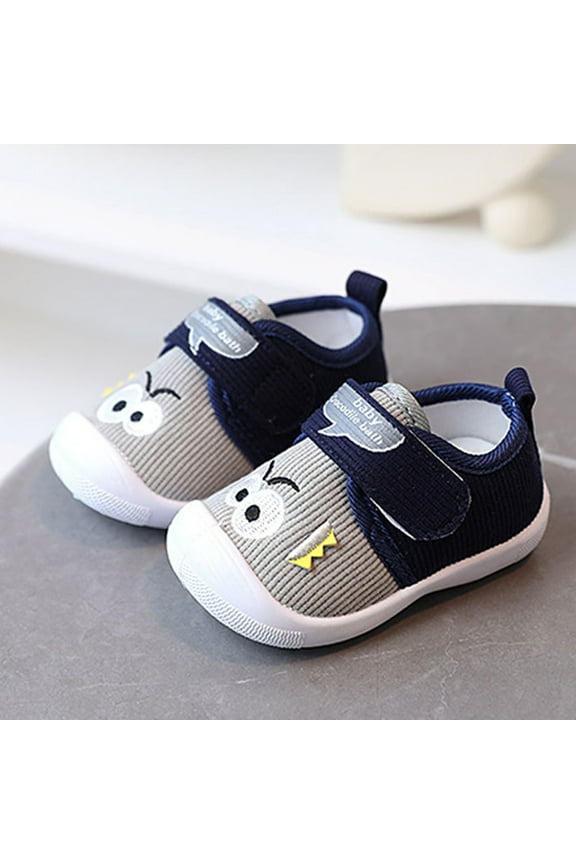 Lisdwde Unisex Child Boys Girls Slip Lightweight Toddlers Walking Running School Shoes for Children Shoe Size 3 Grey 3