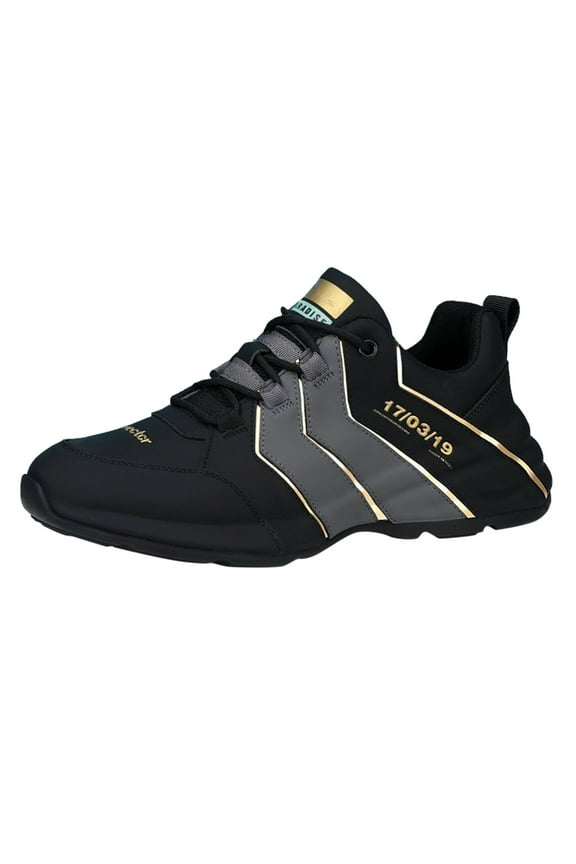 Male Shoes Adult Mens Dress Casual Shoes in Wide Width Casual Shoes for Walking Leather Shoes Men Casual Shoes Size 12 Black 8