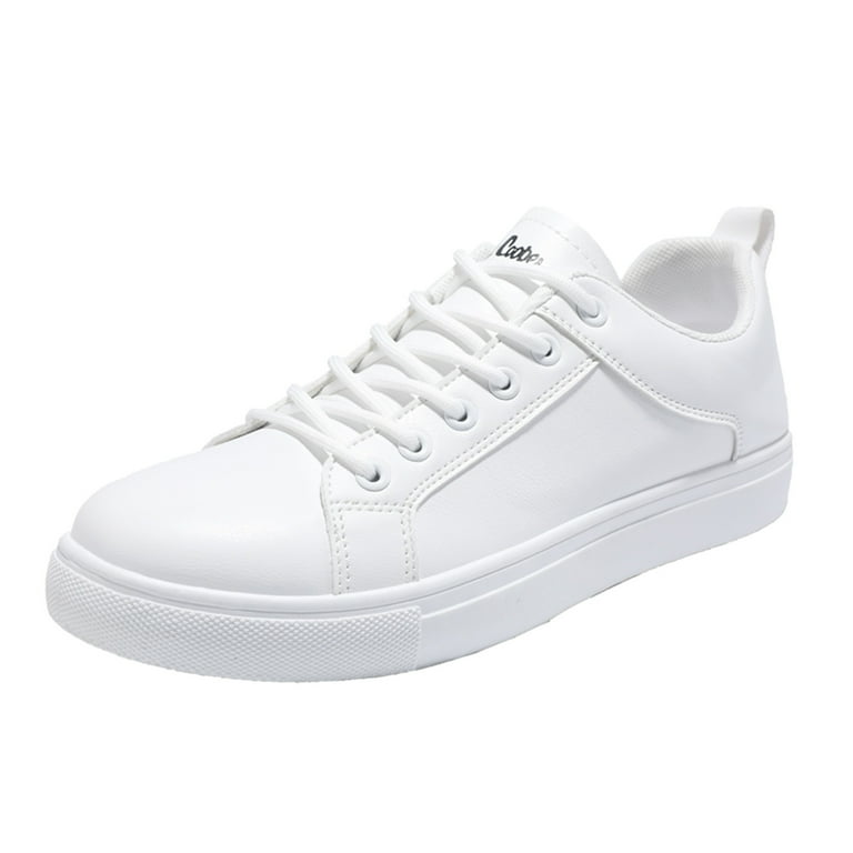 nsendm Male Shoes Adult Mens Shoes Casual Dress Styles White Shoes Trendy Shoes Skate Shoe Shoes Mens Casual White 10.5 Walmart