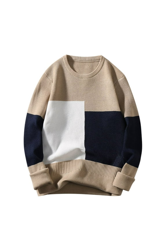 Men's Pullover Sweaters Half Zip,Sweatshirts for Men Zipper Hoodie,Men's Quarter Button Sweater Stand Collar Knitted Pullover Sweater with Pocket