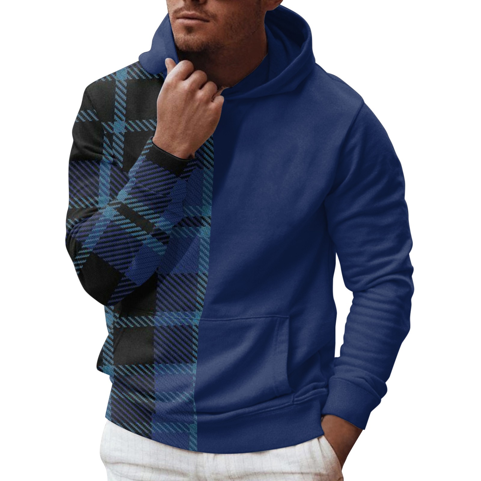 nsendm Men's Pullover Sweaters ,Mens Sweater V Neck,Men's Quarter