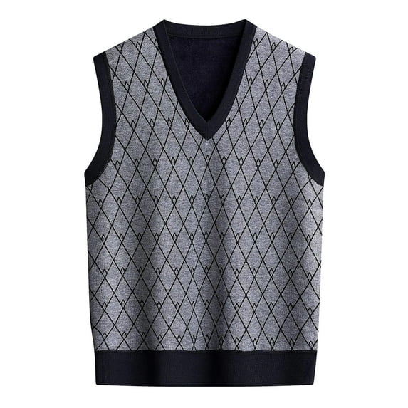 nsendm Mens Big and Tall V Neck Sweater Vest,Men's Big