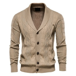 Mens cardigan sweaters walmart best sale