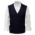 thumbnail image 1 of nsendm Mens Sweater Vest Big and Tall,Big and Tall Casual Sweater Vest, 1 of 5