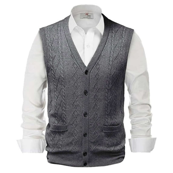nsendm Mens Sweater Vests,Big and Tall Casual Sweater Vest