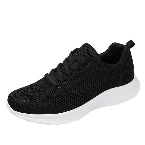 nsendm Womens Walking Shoes Lightweight Comfortable Casual Slip On Fashion Sneakers Slip On Backless Sneakers Women Arch Support Black 37