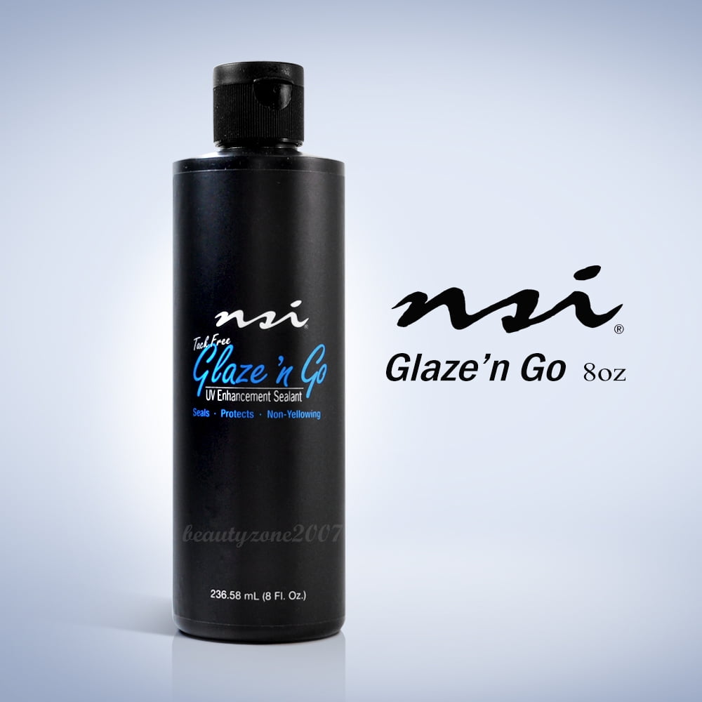 nsi Glaze 'n Go Tack Free UV Enhancement Sealant Gel Top Coat 8 fl. oz.