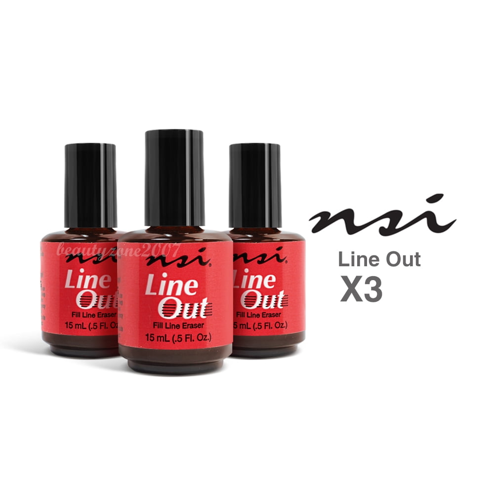 nsi Line Out Fill Line Eraser 0.5 oz (3 Pack)