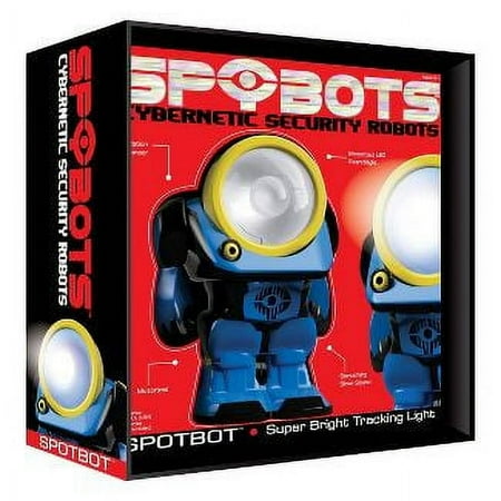 nsi international SpyBots SpotBot - security robot! LED serchlight. Fun Boys gadget toys. Ideal