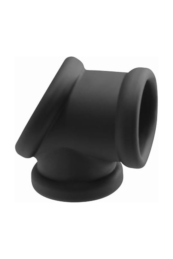 Renegade Piper Silicone Ball Strecher Penis Ring, Black