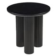 thumbnail image 1 of !nspire Mid-Century Modern Solid Wood & Marble Accent Table - Black, 1 of 6