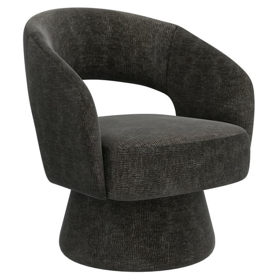Inspire Modern Fabric Accent Chair - Charcoal