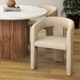 thumbnail image 1 of Inspire Modern Fabric Dining Chair in Beige (Set of 2), 1 of 6