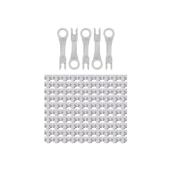 ntw nl-pbk100-wh locking rj45 port/dust blocker with color coded keys