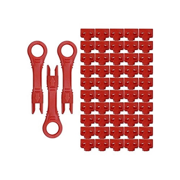 ntw nl-pbk50-rd locking rj45 port/dust blocker with color coded keys